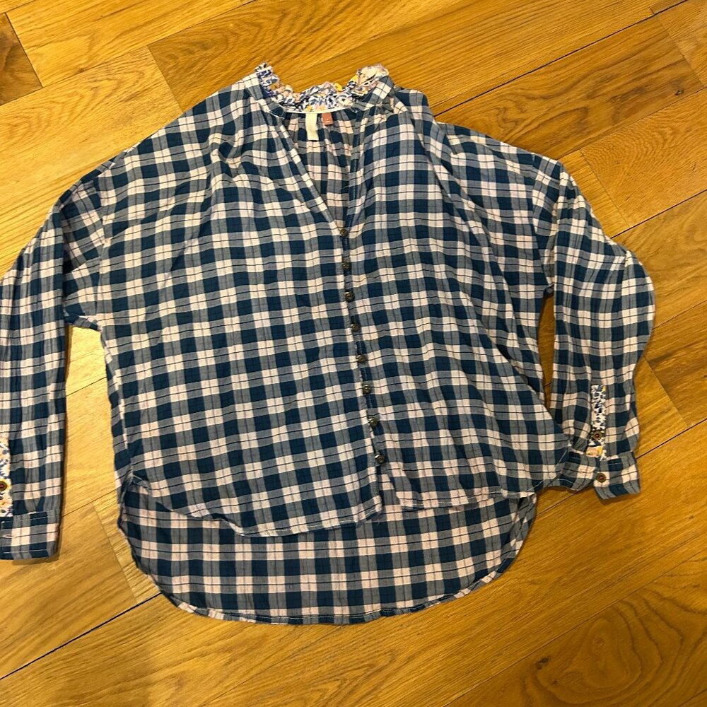 Anthropologie/Pilcro checked blouse